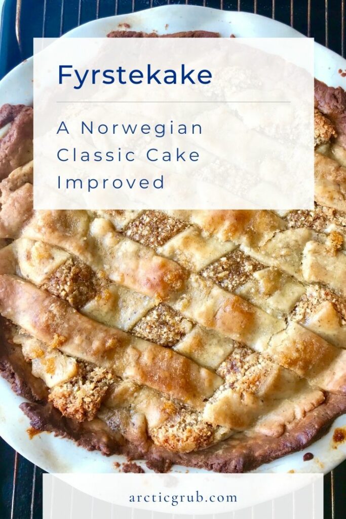 Fyrstekake a Norwegian classic cake improved