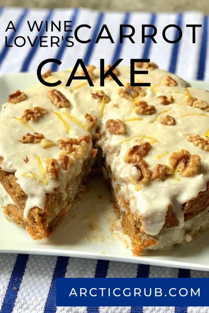 A Wine Lovers Carrot Cake