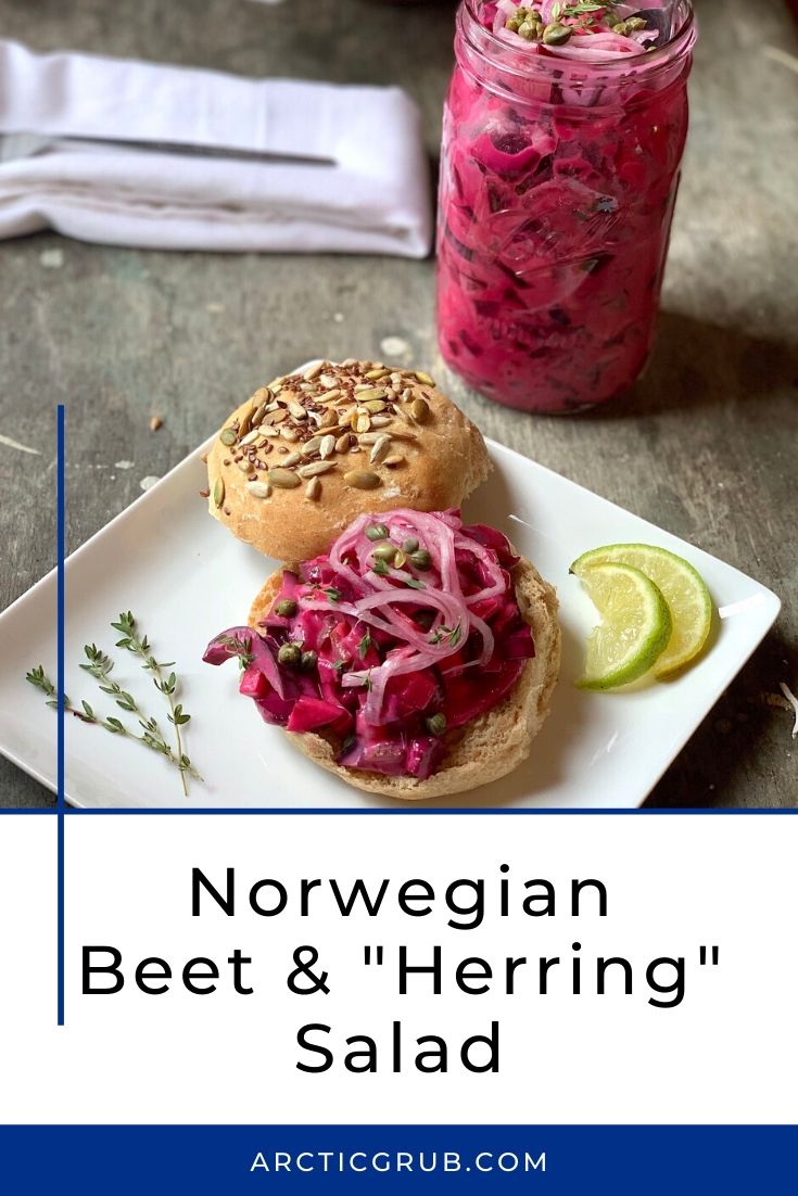 Norwegian Beet and "Herring" Salad - Arctic Grub
