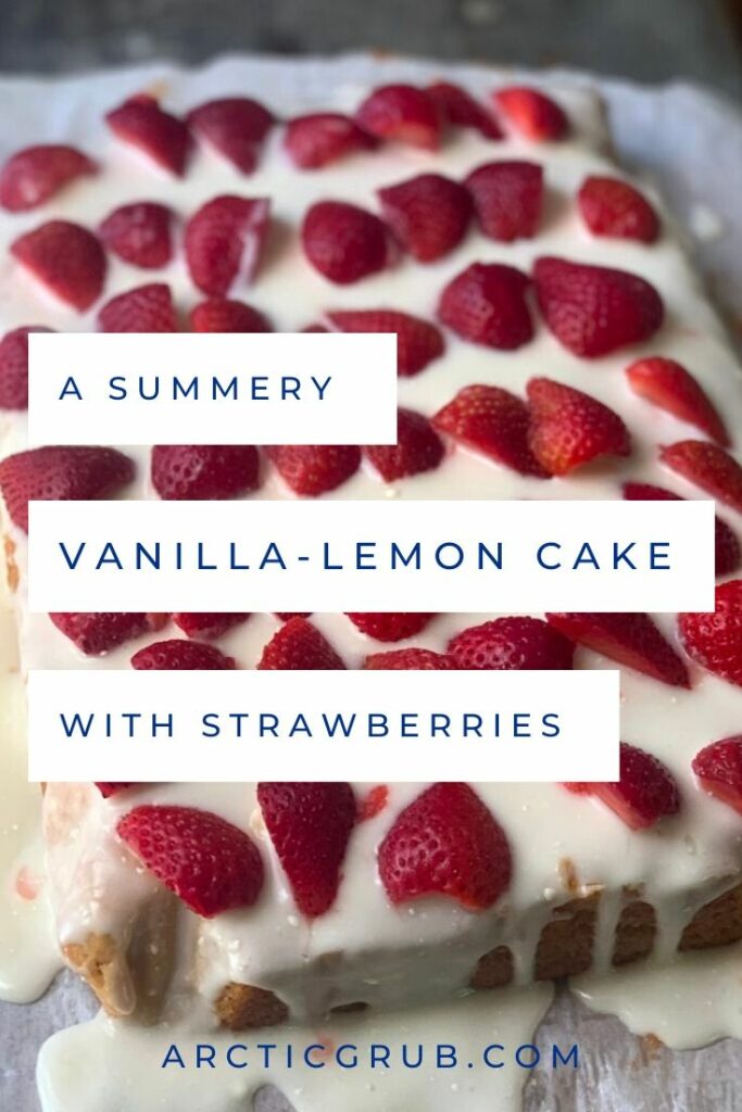 Vanilla-Lemon Cake with Strawberries