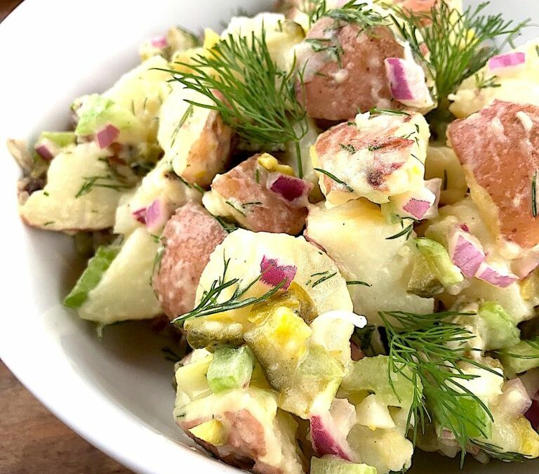 A Classic Norwegian Potato Salad
