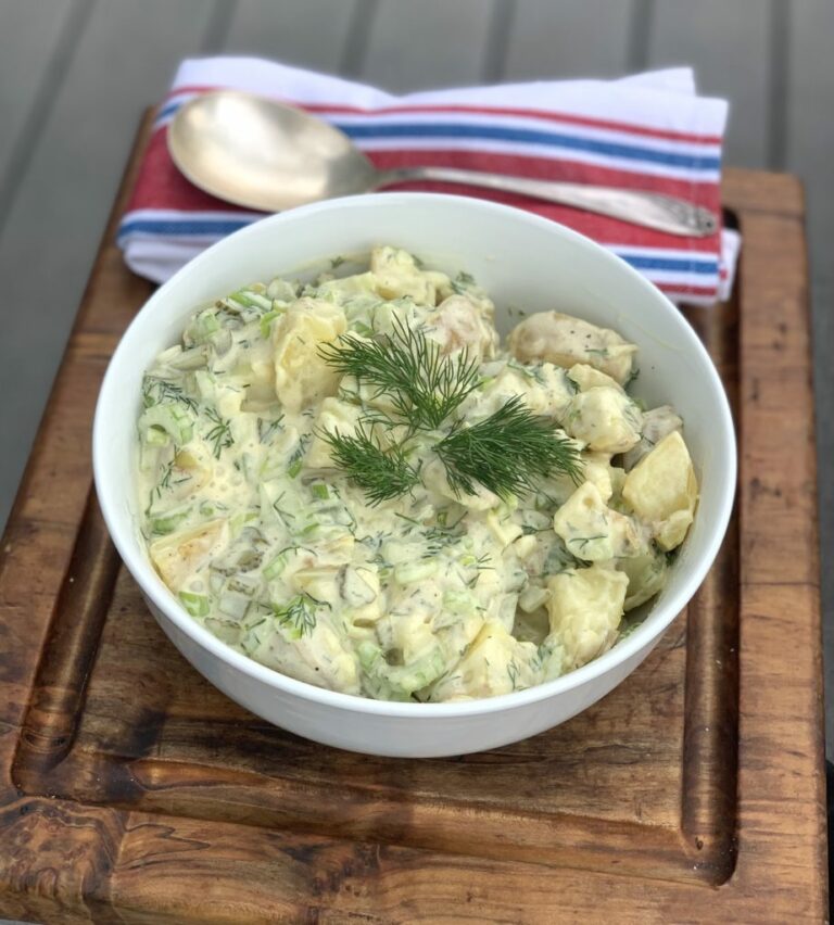 A Classic Norwegian Potato Salad - Arctic Grub