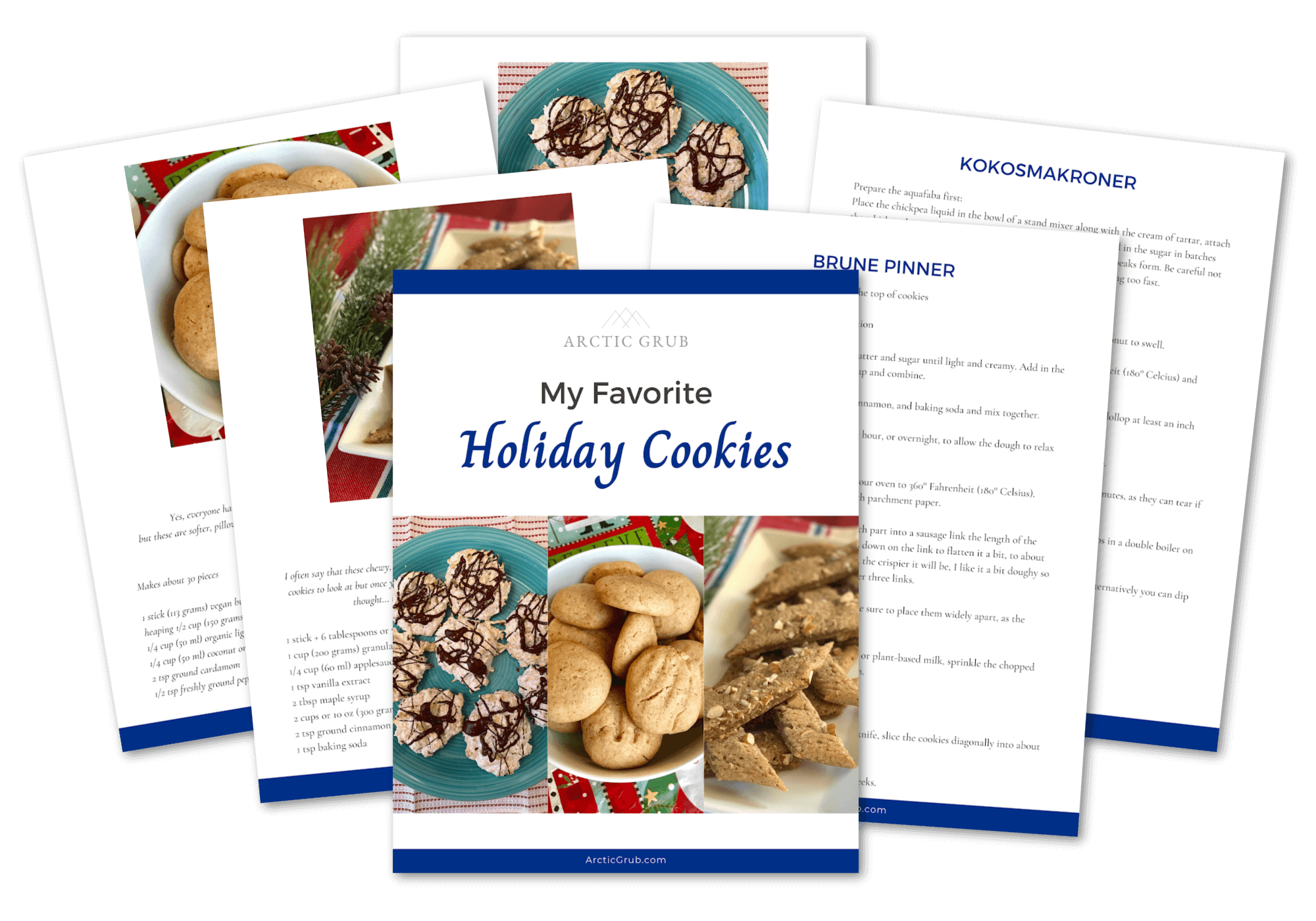 A peek inside My Favorite Holiday Cookies free ebook