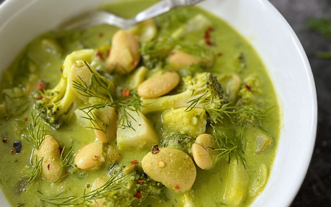 Creamy Broccoli Dill Pickle Soup