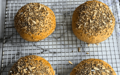 Nordic Seeded Rye Hamburger Buns
